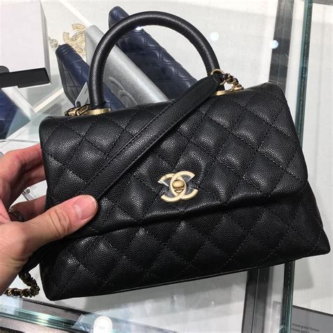 chanel coco handle small size|chanel small coco handle bag.